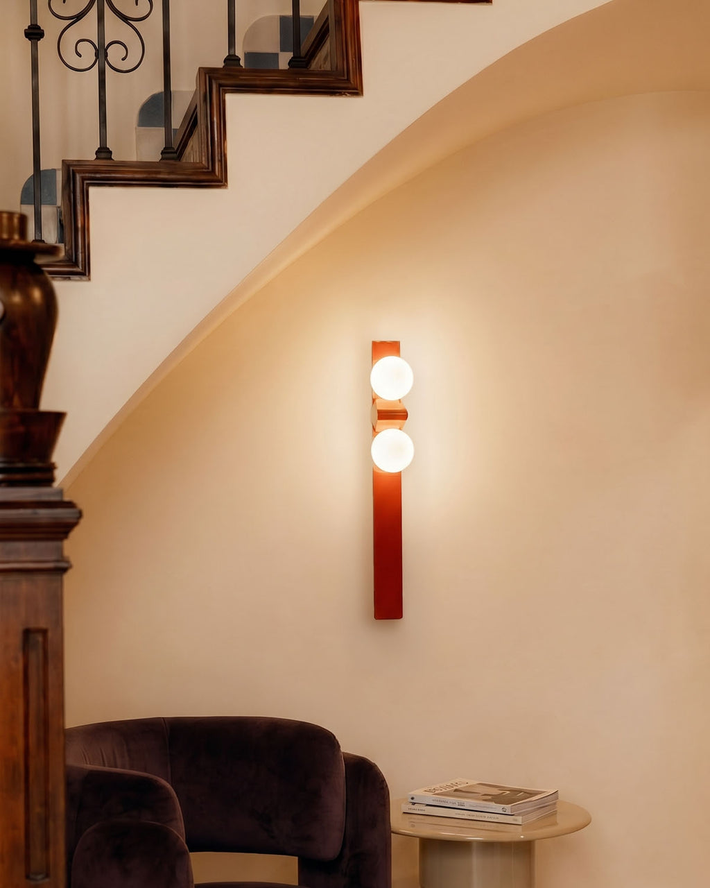 Emrys 50 cm metal wall light