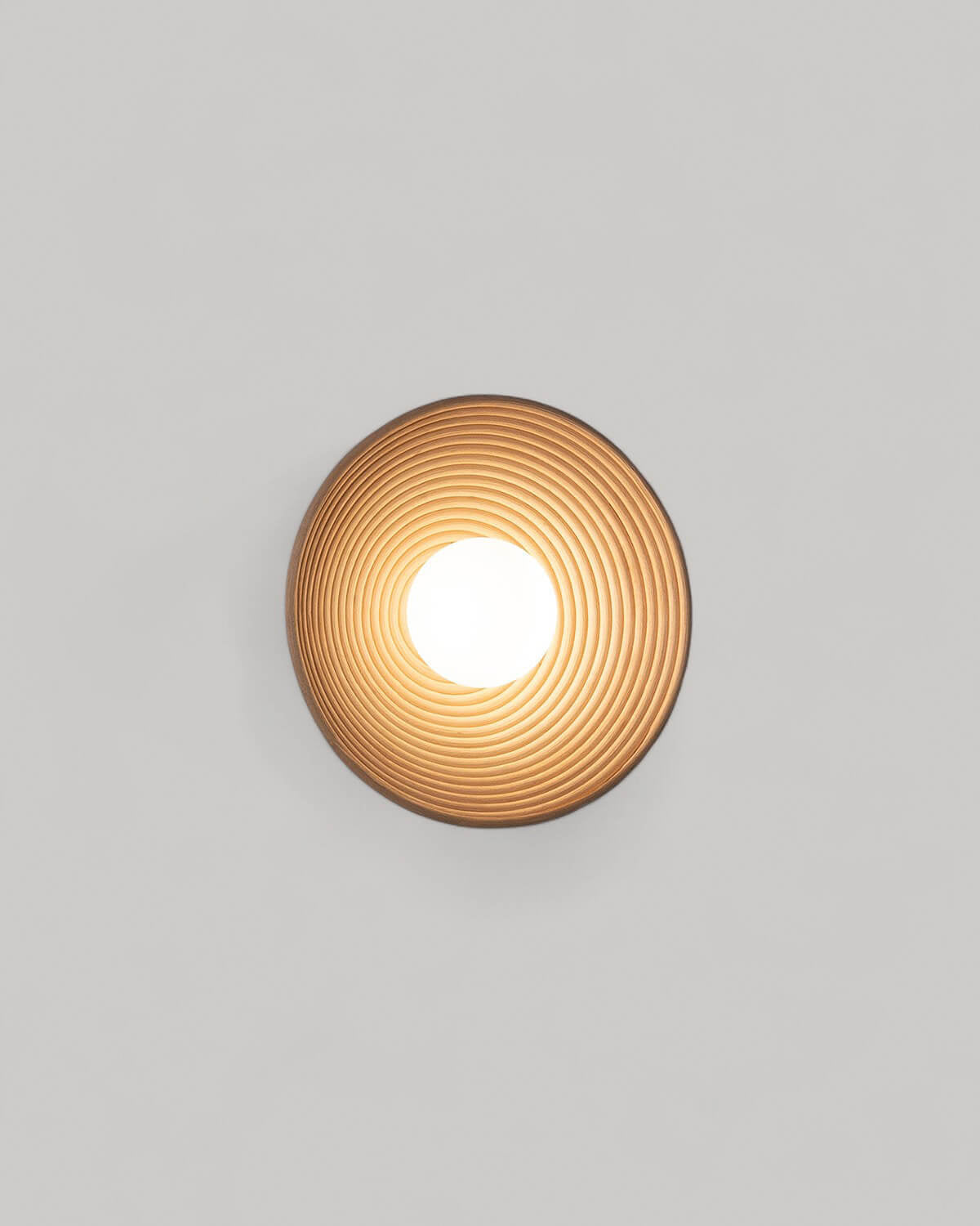 Rattan wall light Flowers