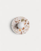Lunas terrazzo wall light