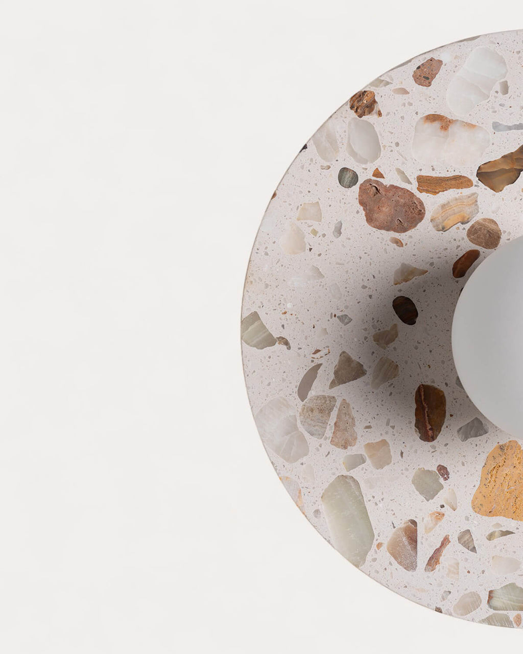 Lunas terrazzo wall light