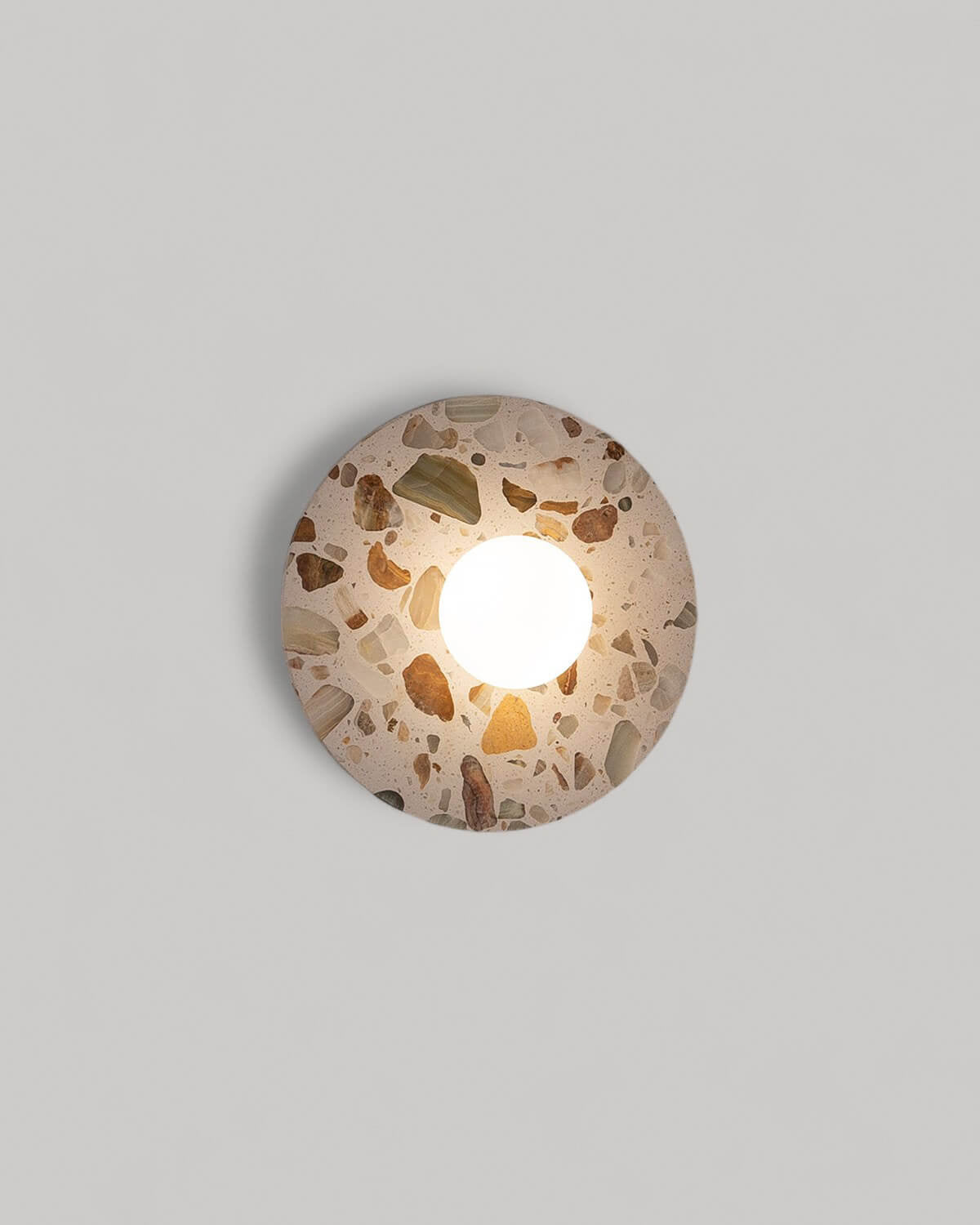 Lunas terrazzo wall light