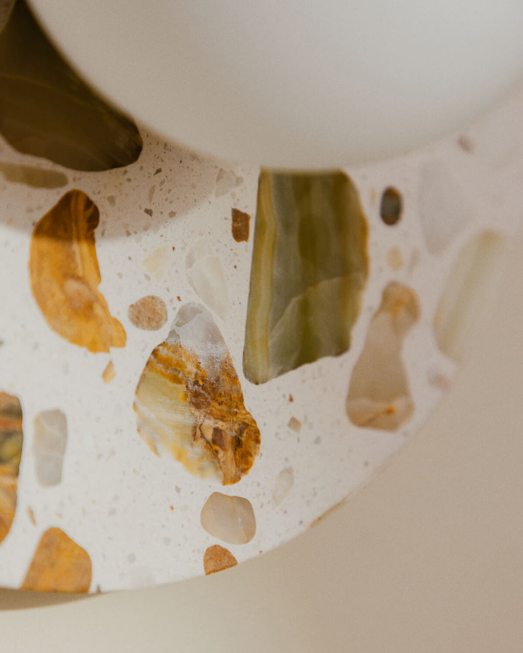 Lunas terrazzo wall light