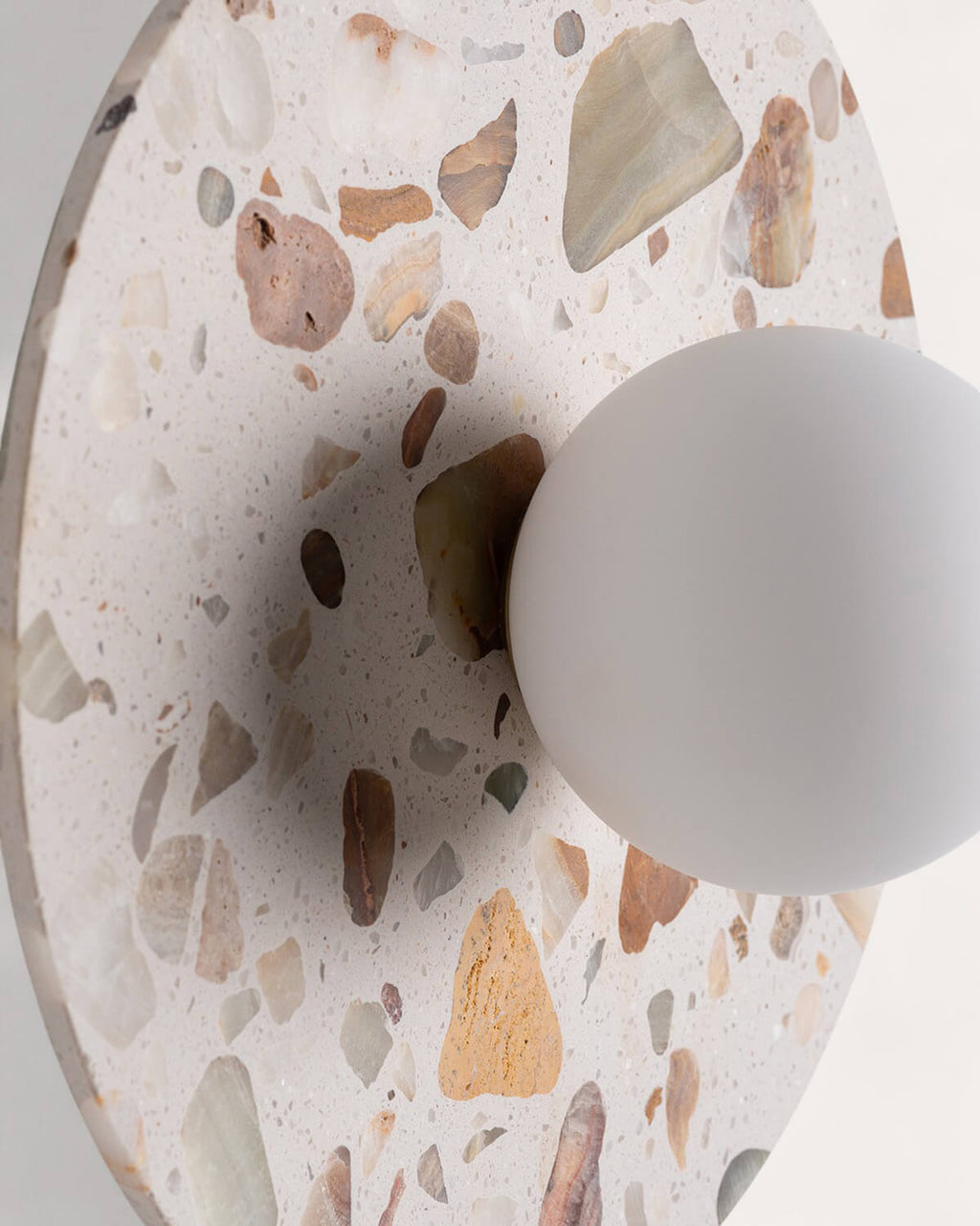 Lunas terrazzo wall light