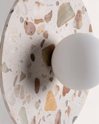 Lunas terrazzo wall light