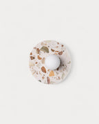 Lunas terrazzo wall light
