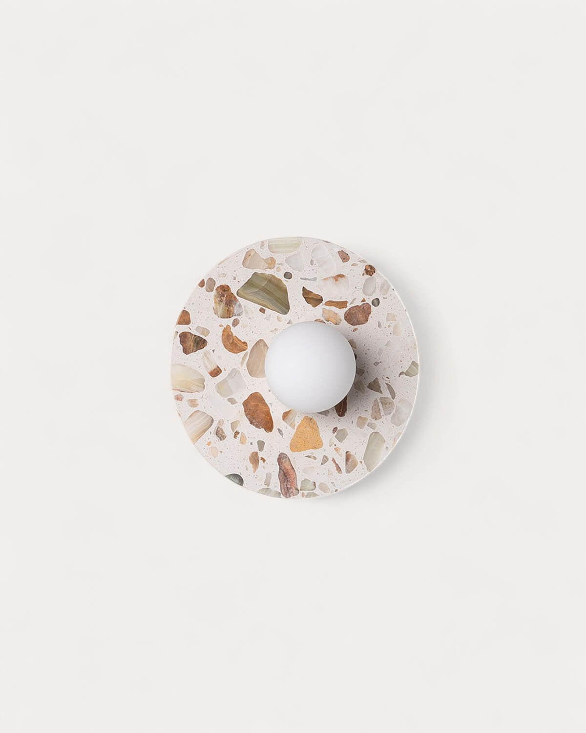 Lunas terrazzo wall light