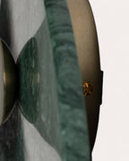 Wall light with side sphere in Lunas marble