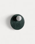 Wall light with side sphere in Lunas marble