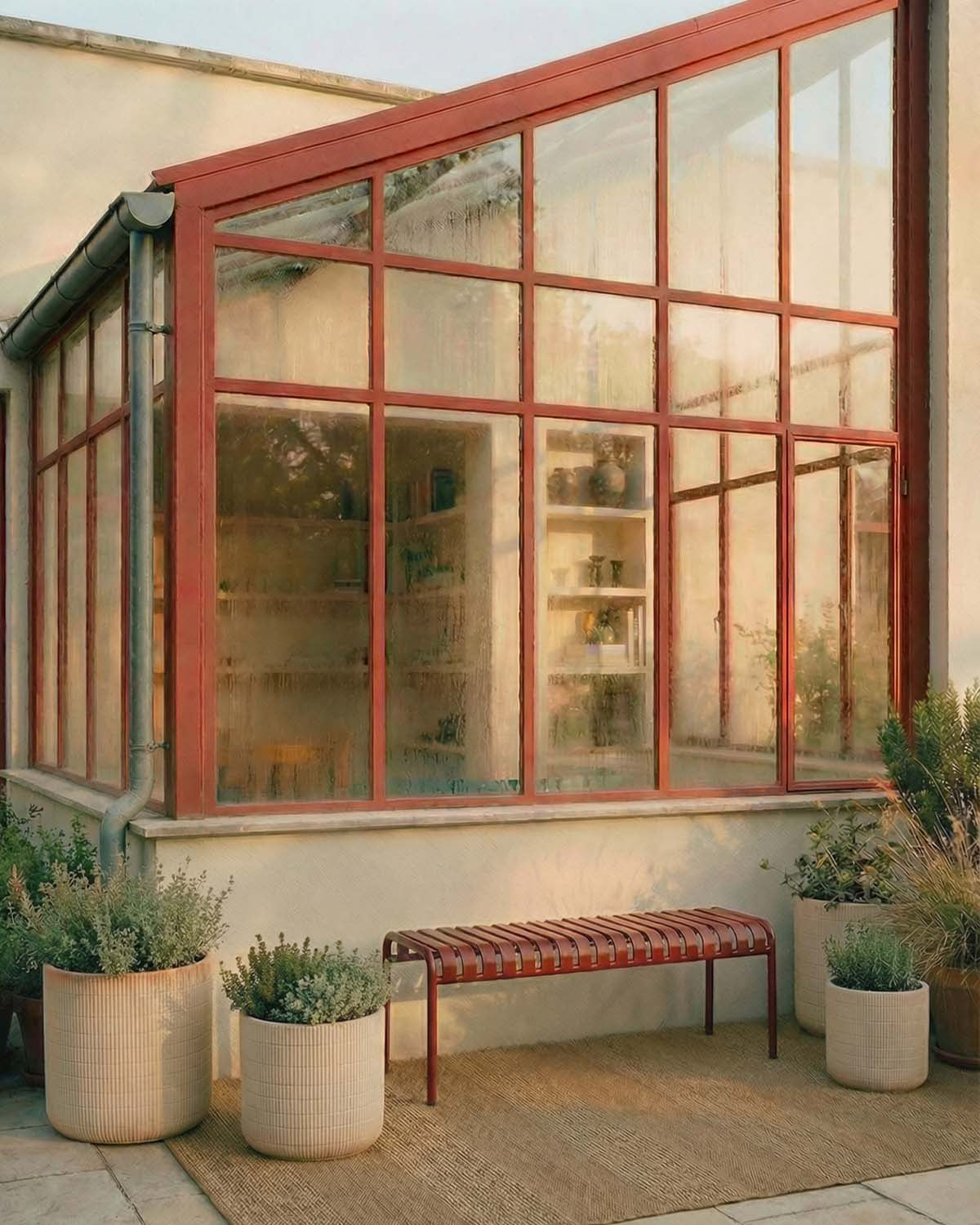 Tavo metal garden bench
