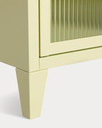 1-door buffet display case 137x38 cm in laminated steel and Soan glass