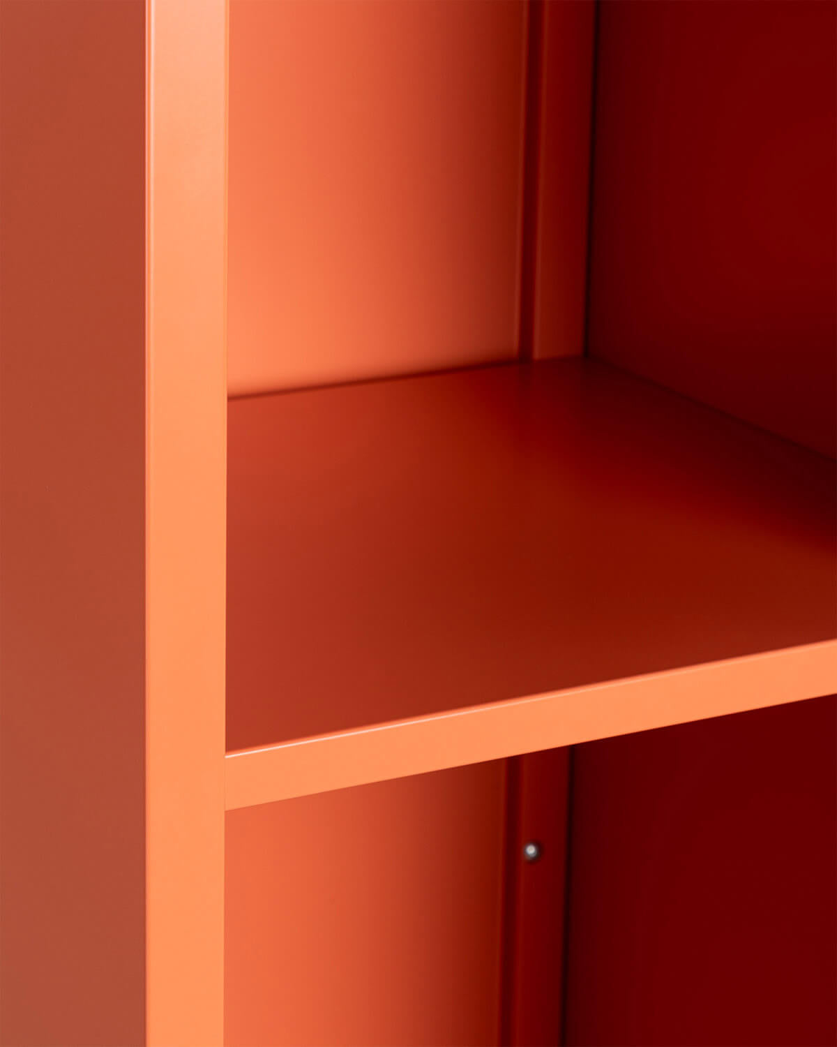 1-door buffet display case 137x38 cm in laminated steel and Soan glass