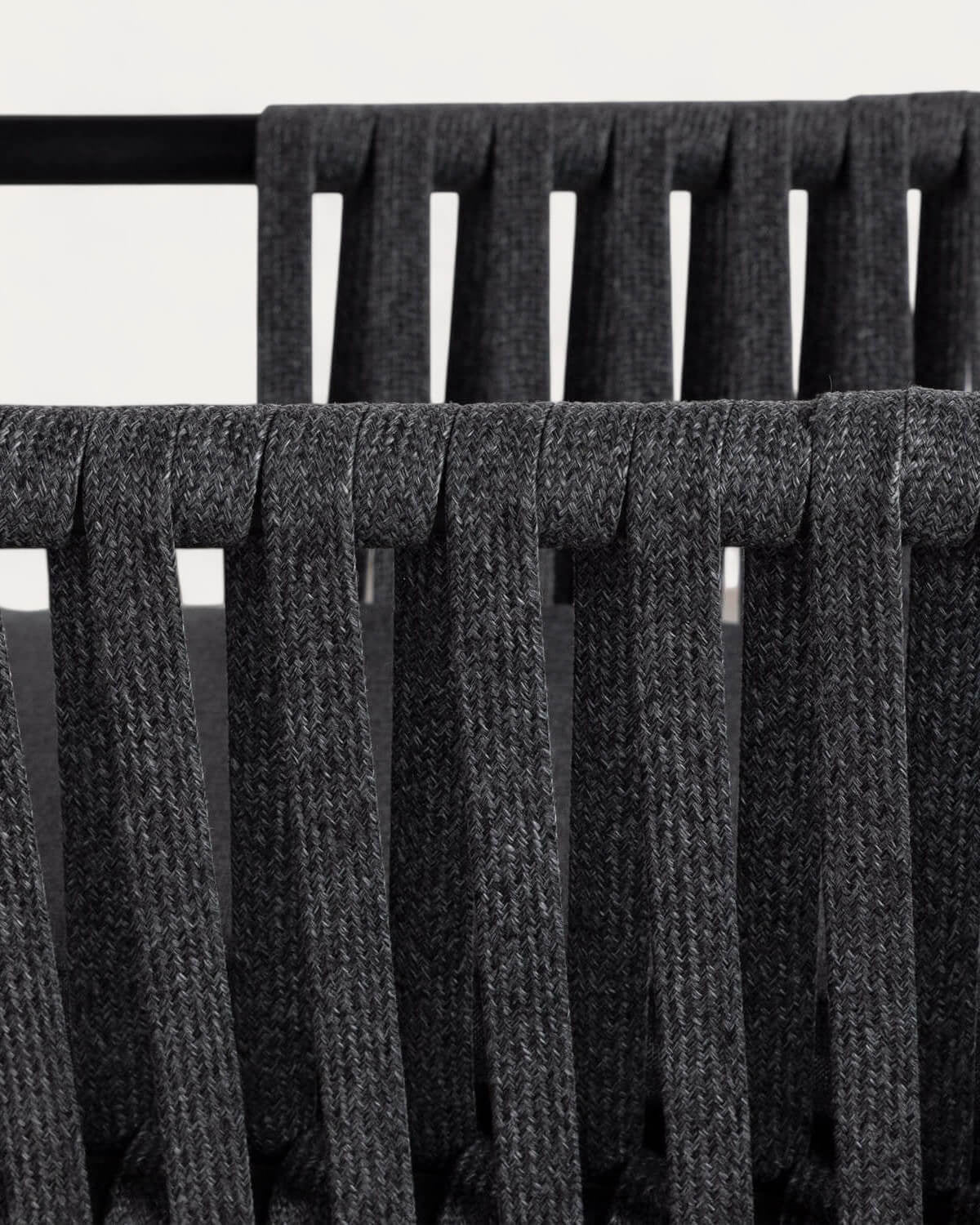 Drian aluminum and rope outdoor chair