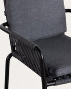 Drian aluminum and rope outdoor chair