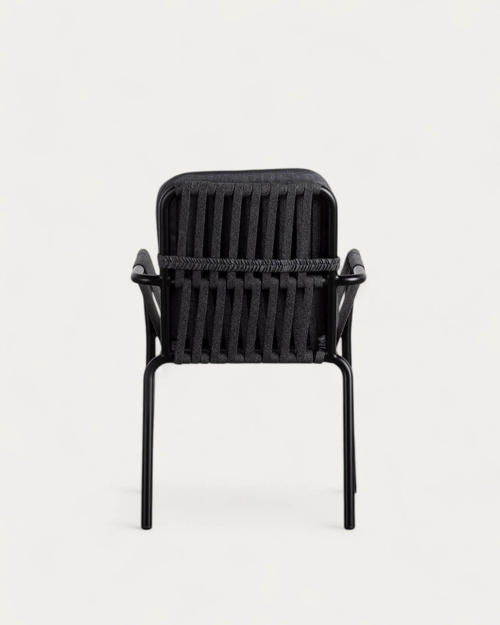Drian aluminum and rope outdoor chair