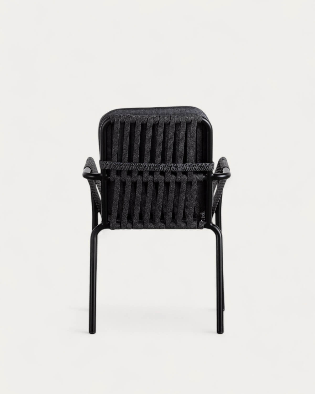 Drian aluminum and rope outdoor chair