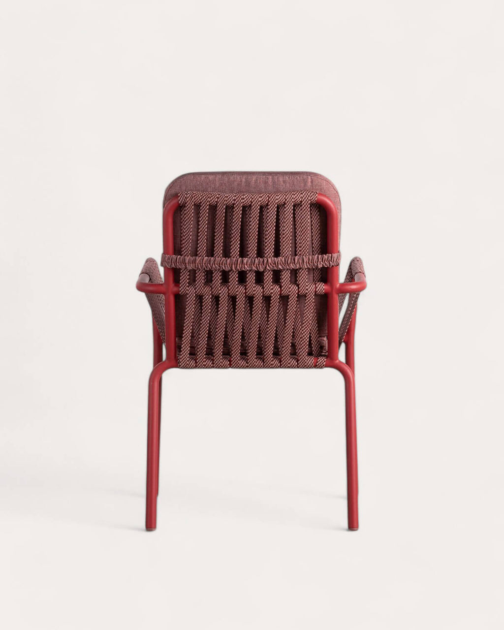 Drian aluminum and rope outdoor chair