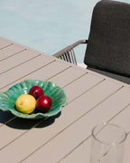Drian aluminum and rope outdoor chair