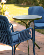 Drian aluminum and rope outdoor chair