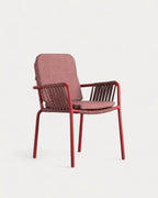 Drian aluminum and rope outdoor chair