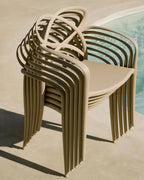 Cielo Outdoor Polypropylene Chair with Armrests