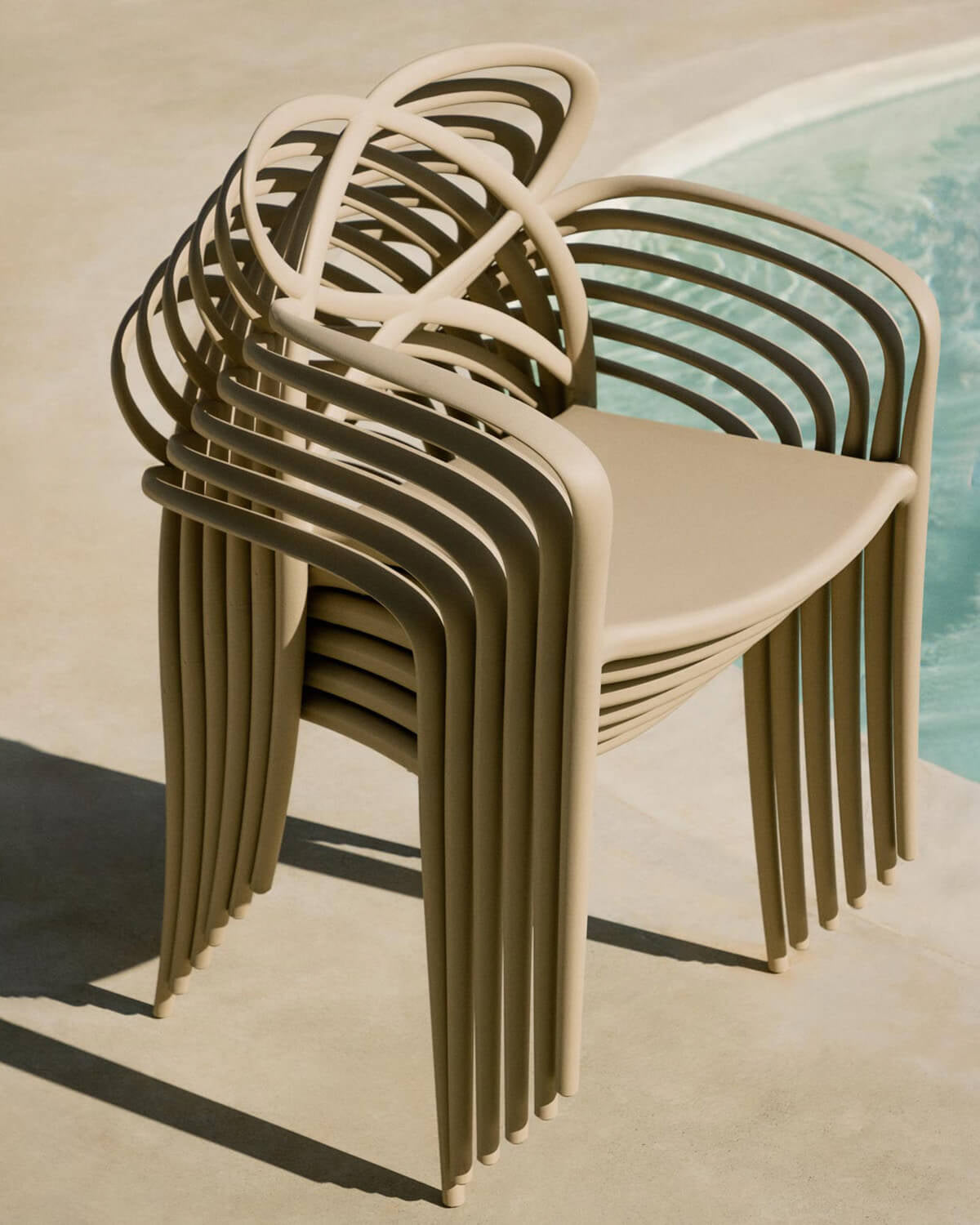 Cielo Outdoor Polypropylene Chair with Armrests