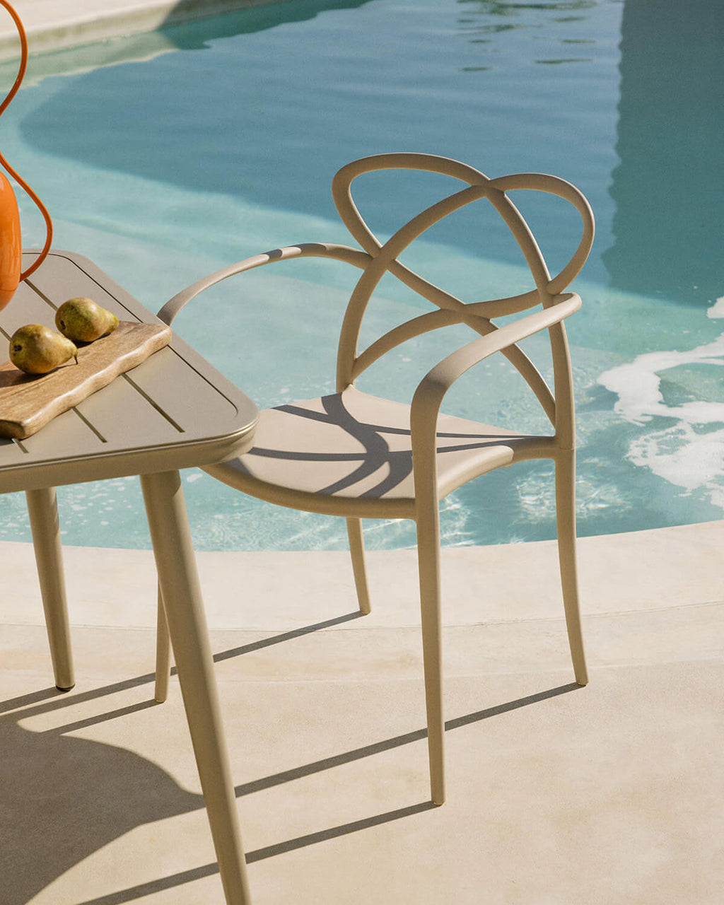 Cielo Outdoor Polypropylene Chair with Armrests