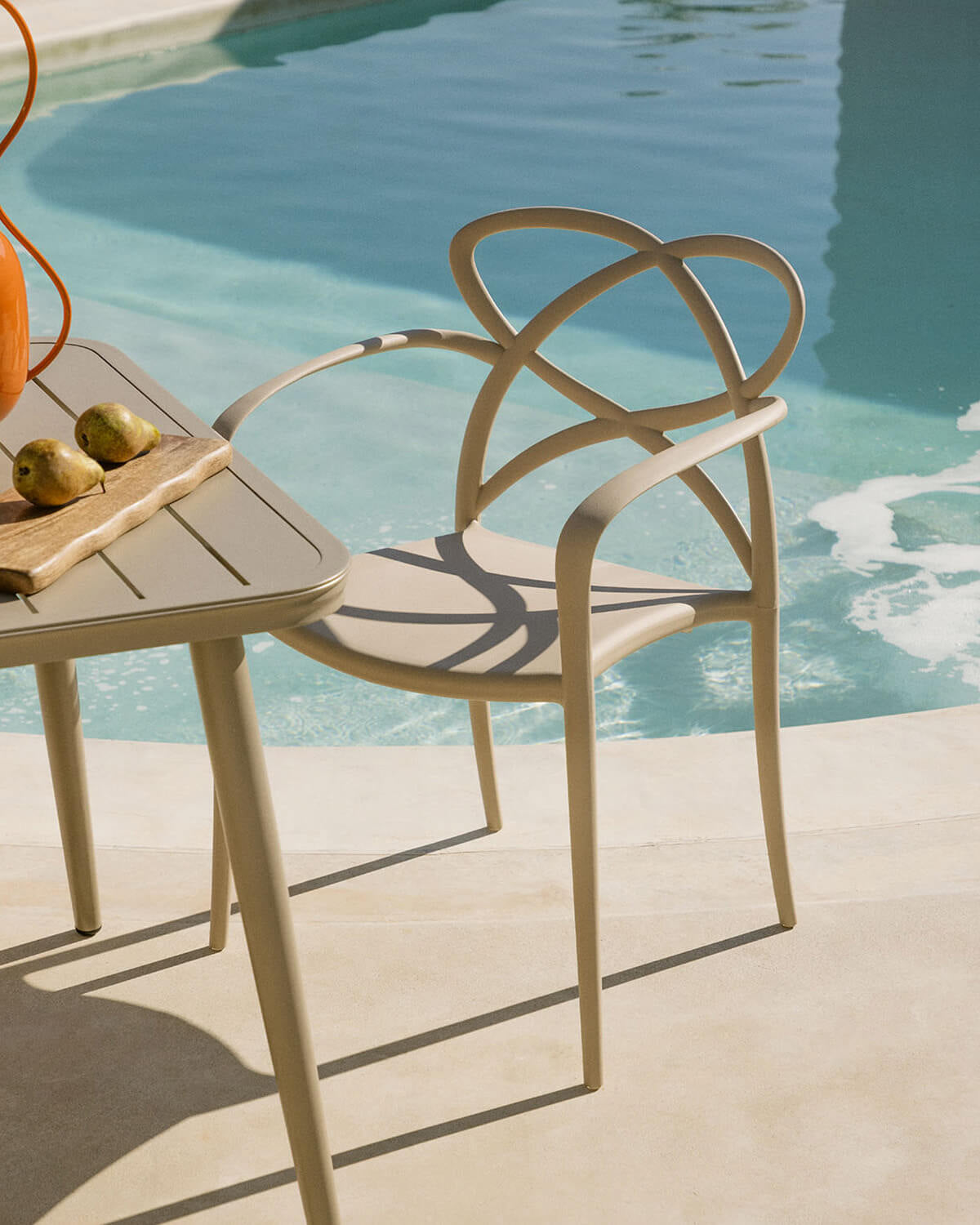 Cielo Outdoor Polypropylene Chair with Armrests