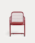 Biaritz outdoor chair with metal armrests