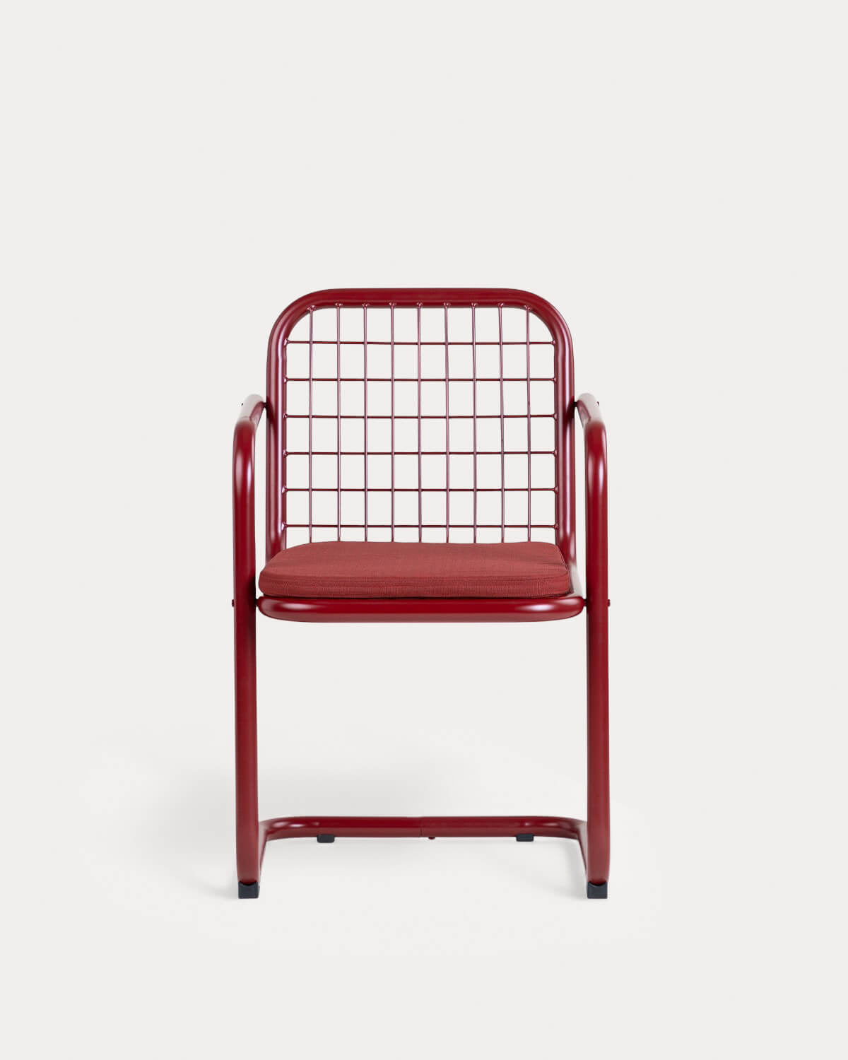 Biaritz outdoor chair with metal armrests