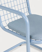 Biaritz outdoor chair with metal armrests