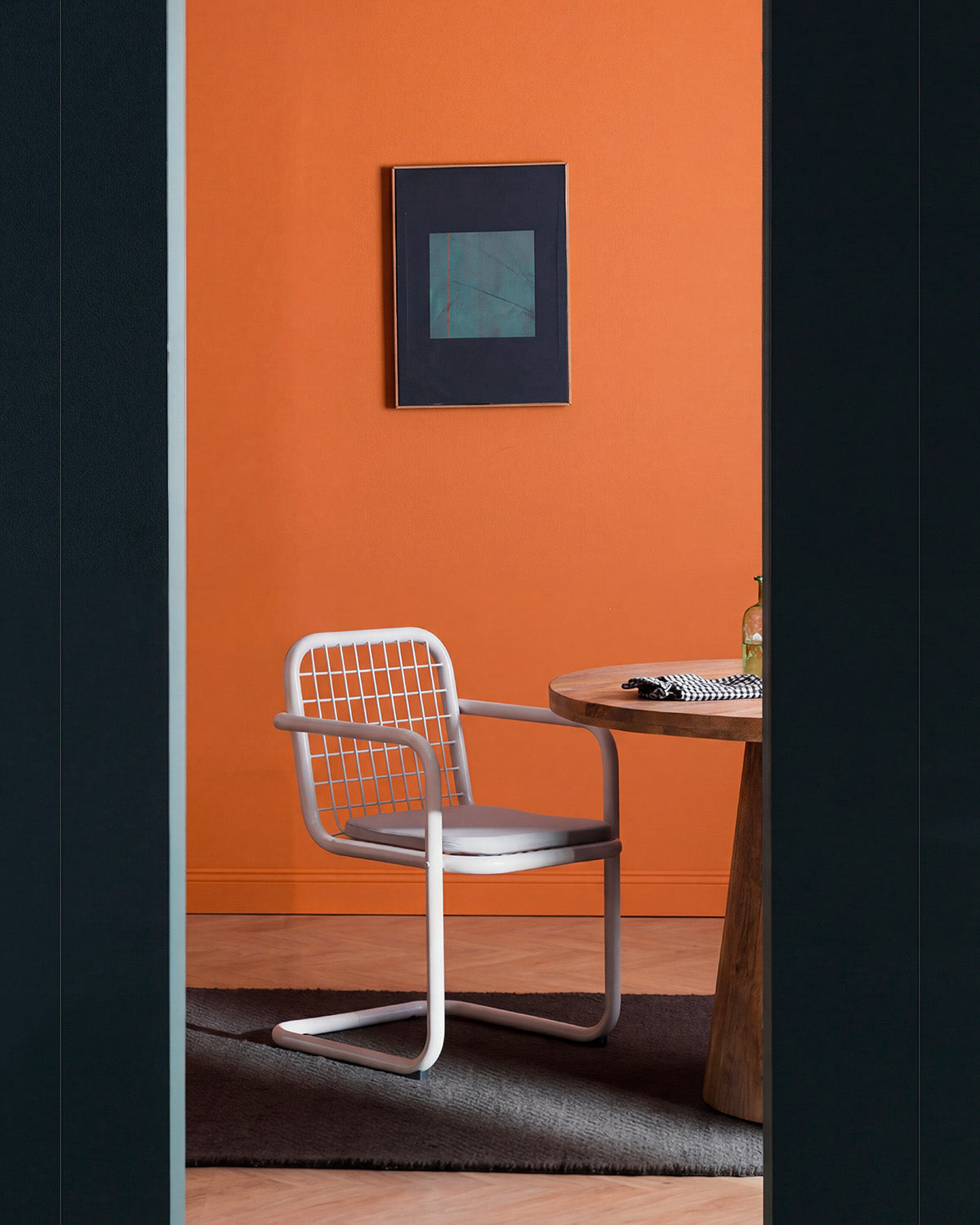 Biaritz dining chair with metal armrests