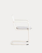 Biaritz dining chair with metal armrests