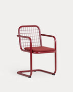 Biaritz dining chair with metal armrests