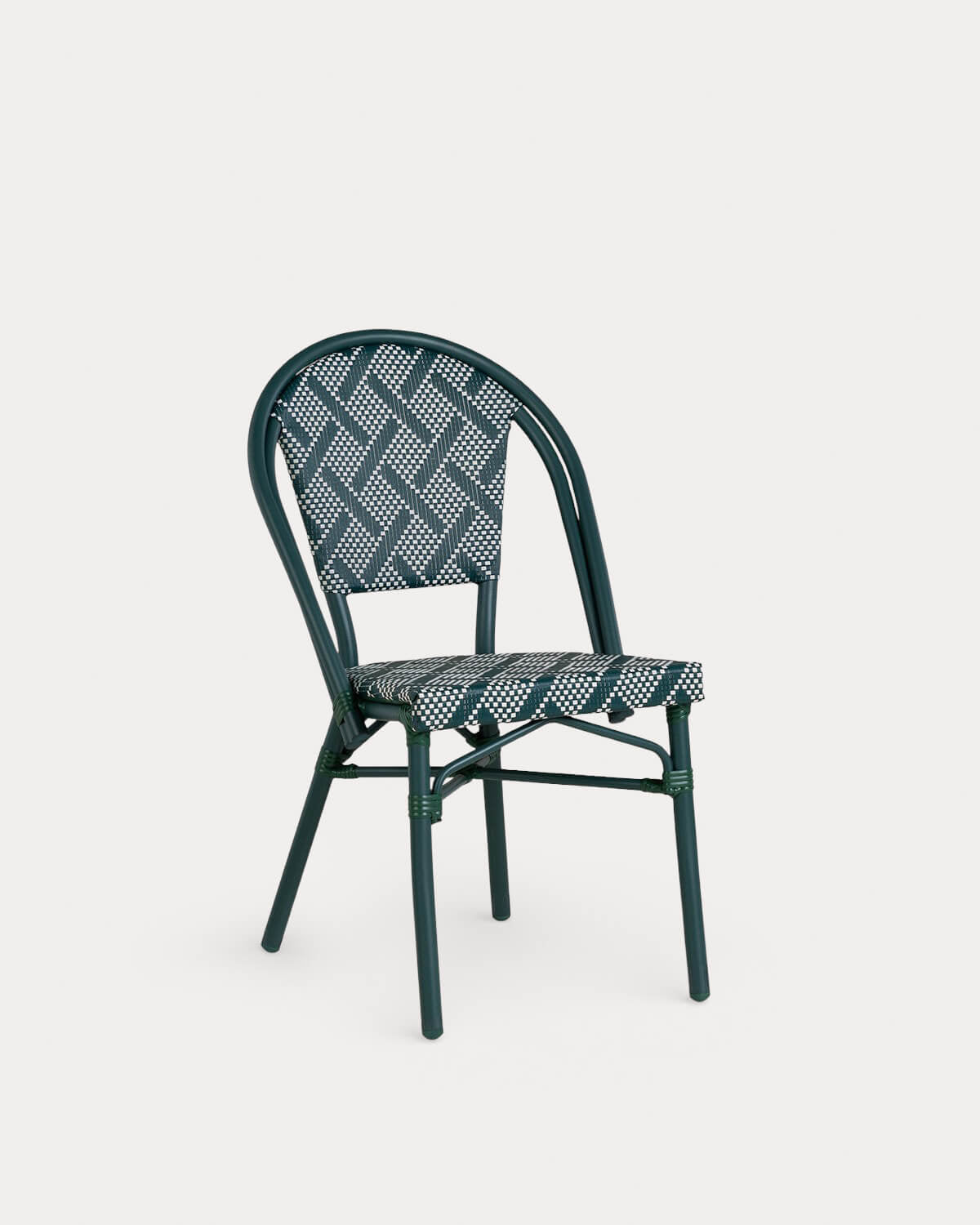 Yona Bistro aluminum and synthetic rattan outdoor chair