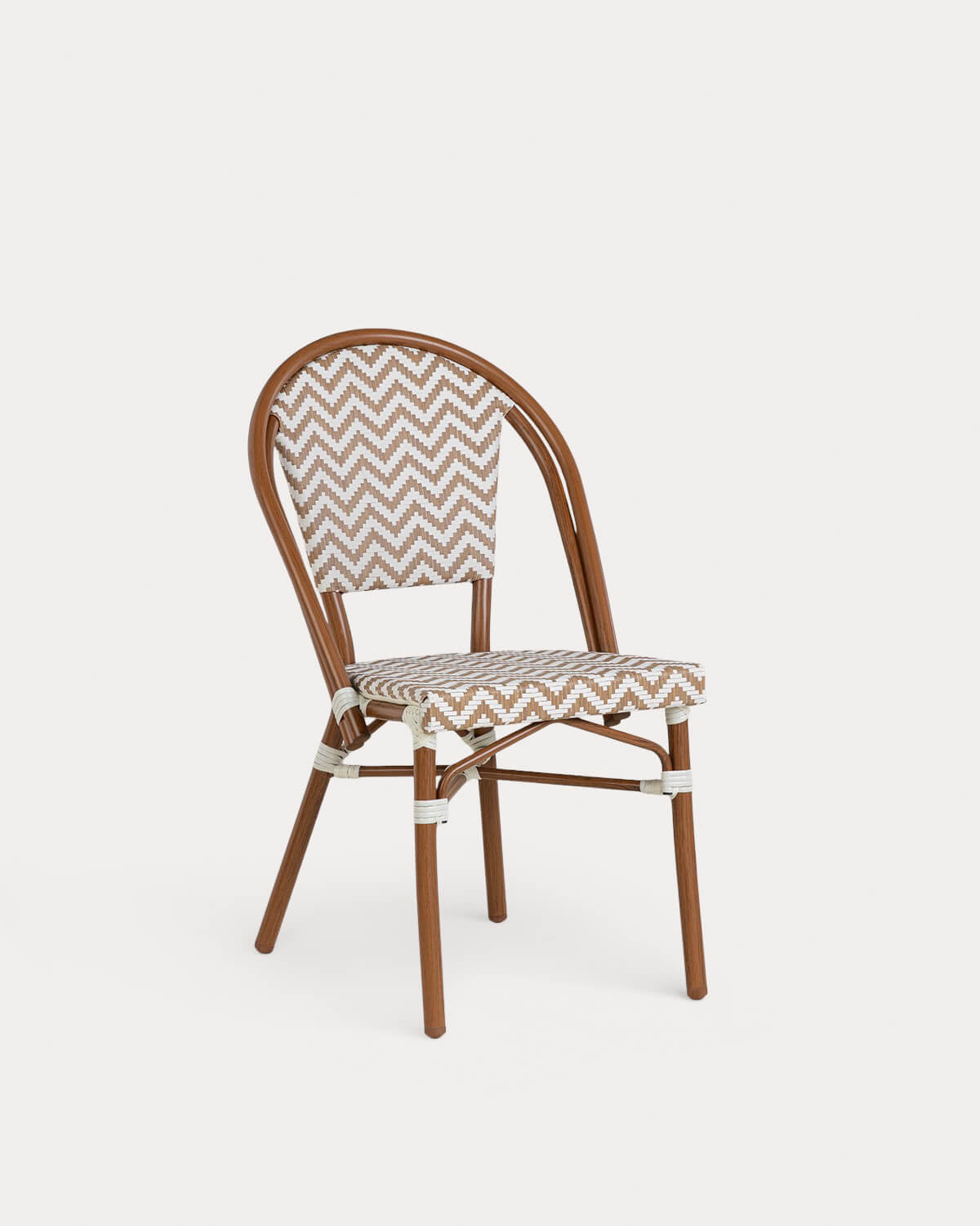 Yona Bistro aluminum and synthetic rattan outdoor chair