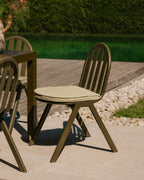 Llibet aluminum and fabric outdoor chair