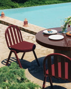 Llibet aluminum and fabric outdoor chair