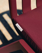 Llibet aluminum and fabric outdoor chair
