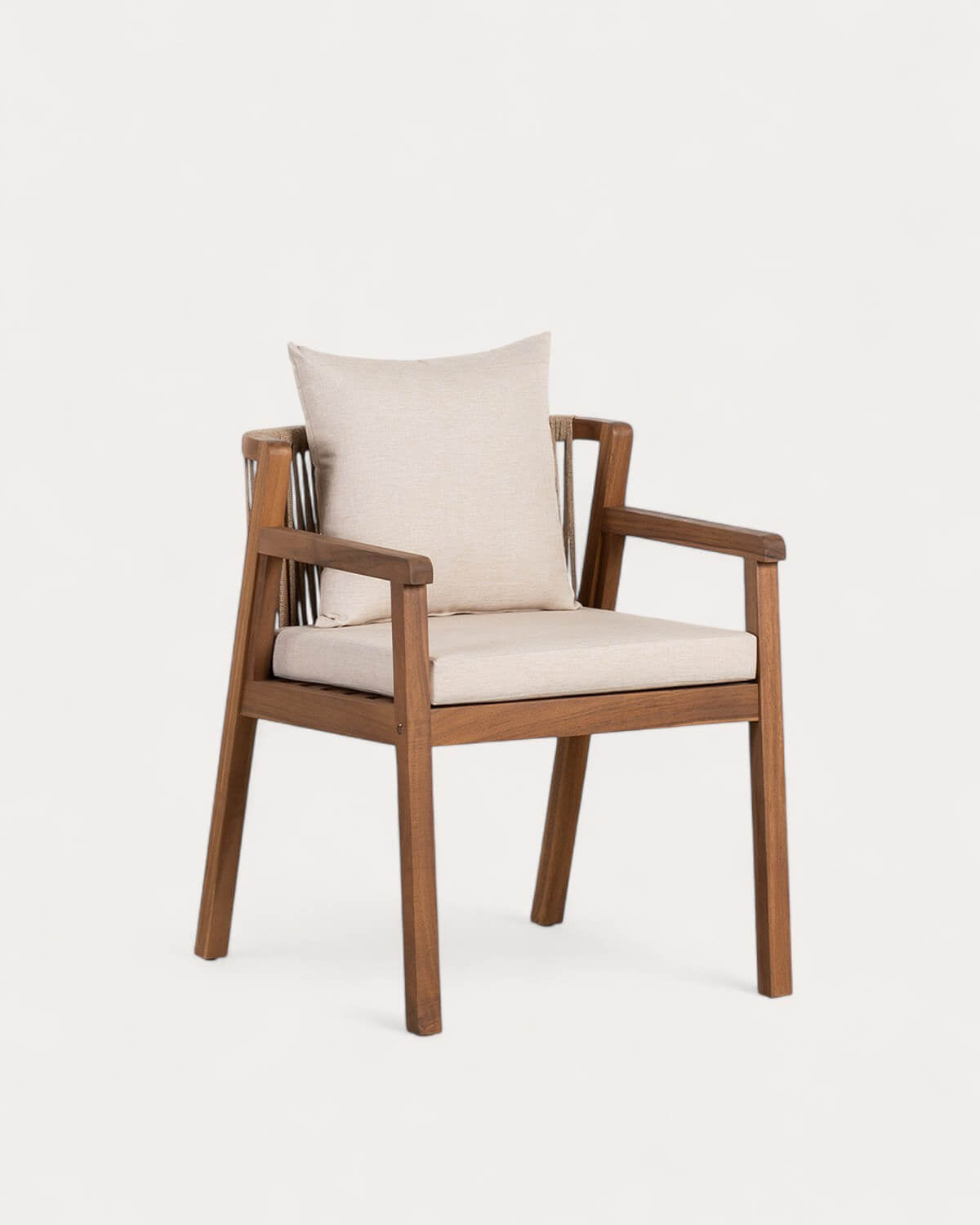 Cael Acacia Wood Outdoor Chair