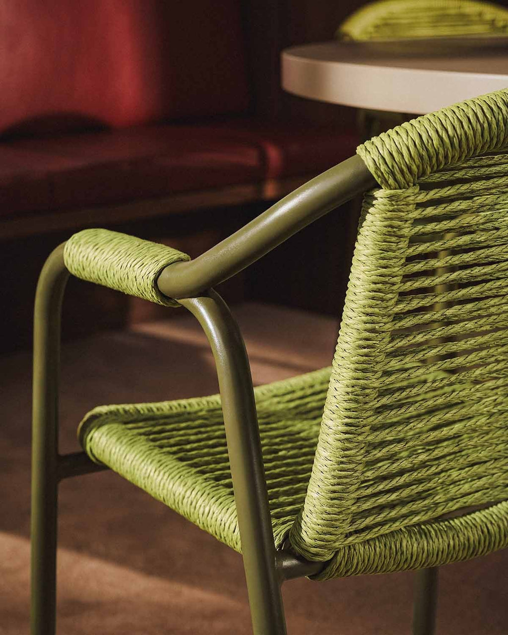 Murna Metal and Rope Dining Chair