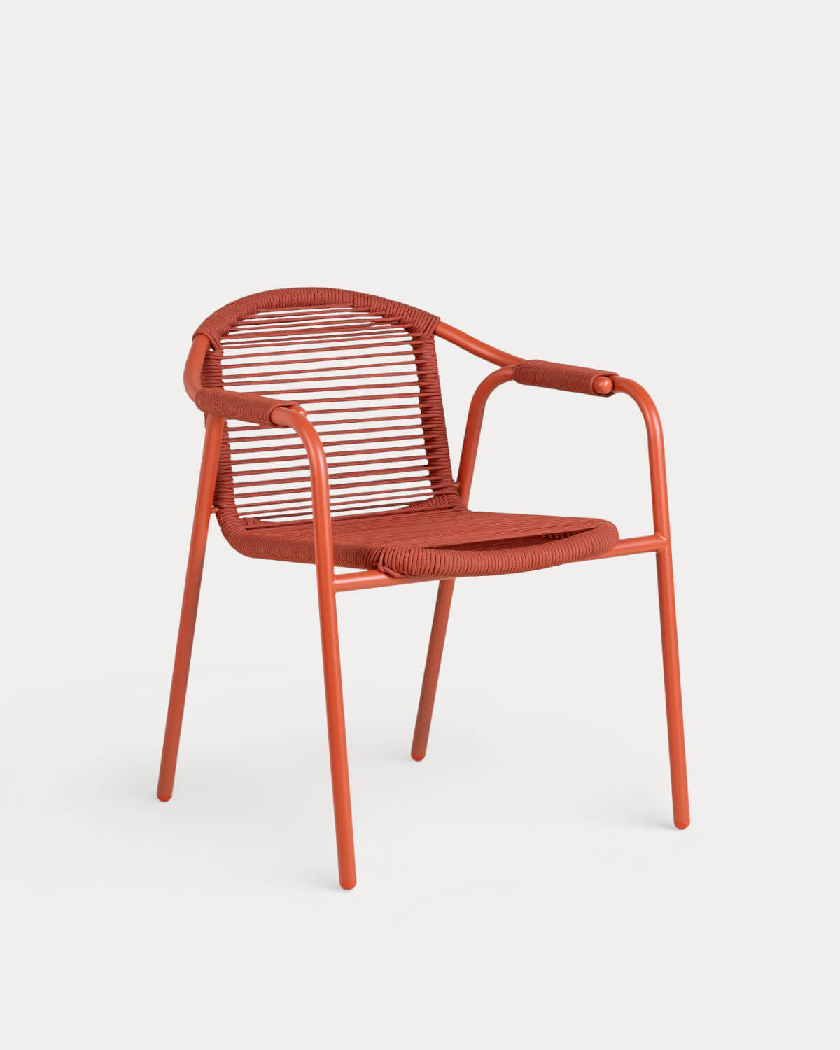 Murna Metal and Rope Outdoor Chair