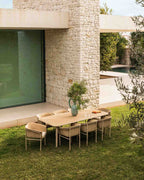Caitlyn Metal and Rattan Outdoor Chair