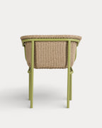 Caitlyn Metal and Rattan Outdoor Chair