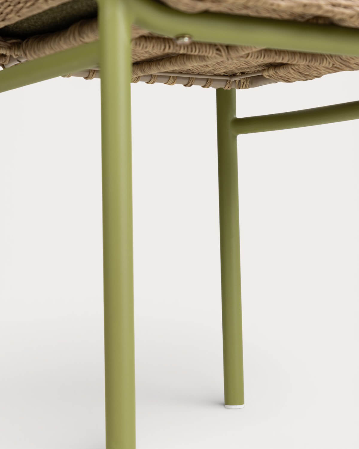 Caitlyn Metal and Rattan Outdoor Chair