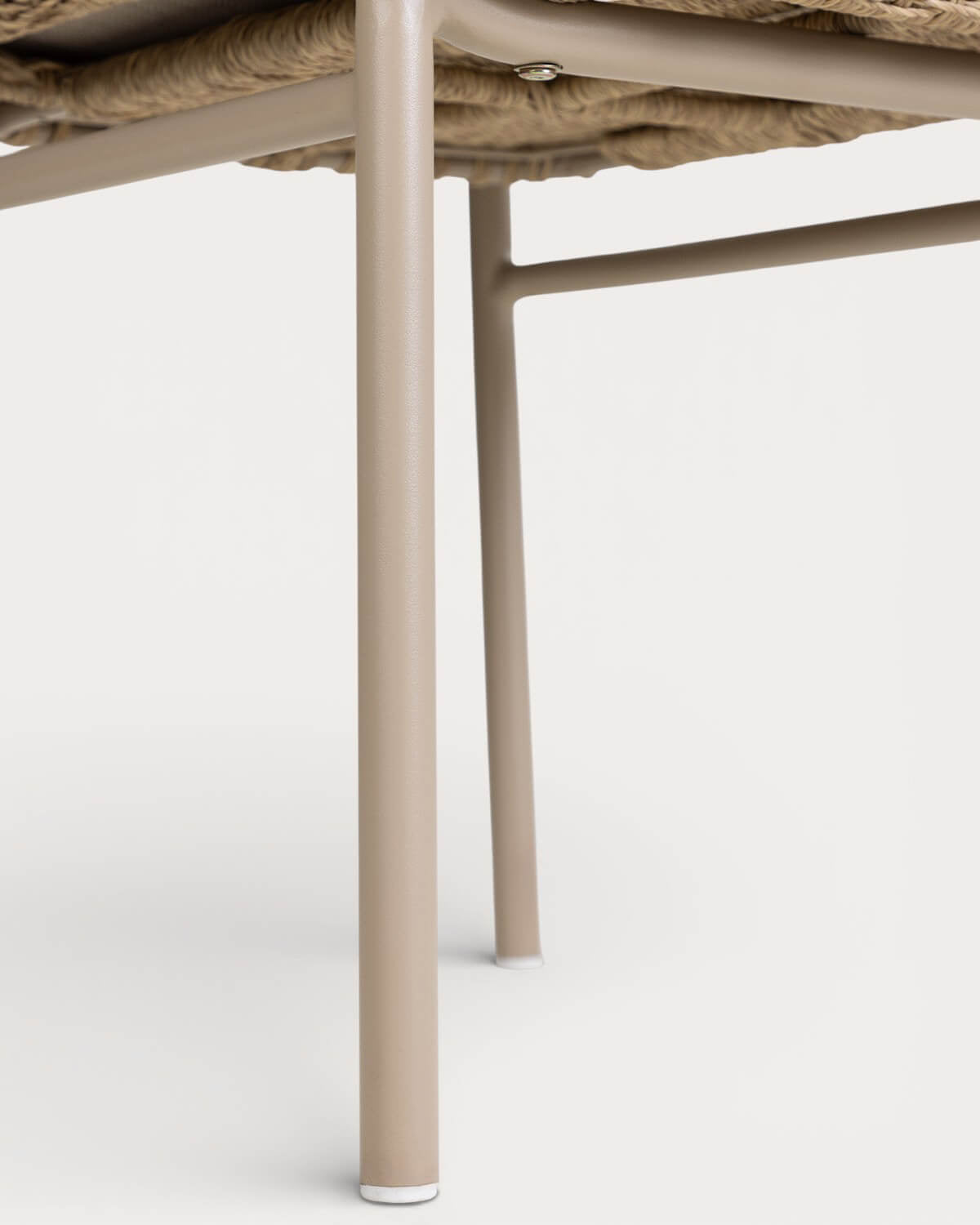 Caitlyn Metal and Rattan Outdoor Chair