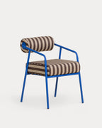 Mitha metal and fabric outdoor chair