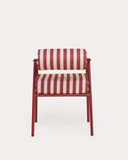 Mitha metal and fabric outdoor chair