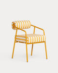Mitha metal and fabric outdoor chair