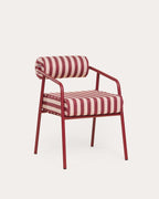 Mitha metal and fabric outdoor chair