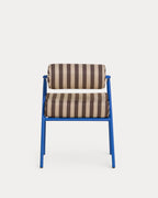 Mitha metal and fabric outdoor chair